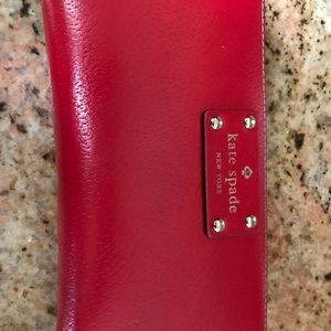 Kate spade wallet red